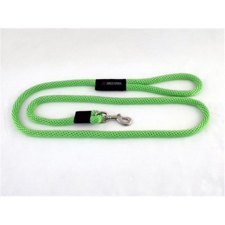 SOFT LINES Soft Lines P10806LIMEGREEN Dog Snap Leash 0.5 In. Diameter By 6 Ft. - Lime Green P10806LIMEGREEN